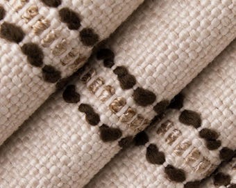 Umber Performance Upholstery Fabric – Heavy Duty, EcoFiber, Pet Friendly, Bleach Cleanable (Sold by Yard)