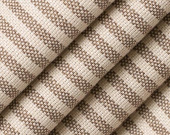 Cafe Heavy Duty Ticking Fabric: 51/49 Cotton/Recycled Polyester (1/2 Yard)