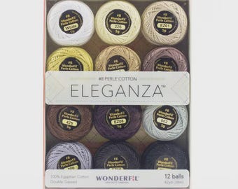 Neutral - Eleganza Perle Cotton Packs, Wonderfil Speciality Threads
