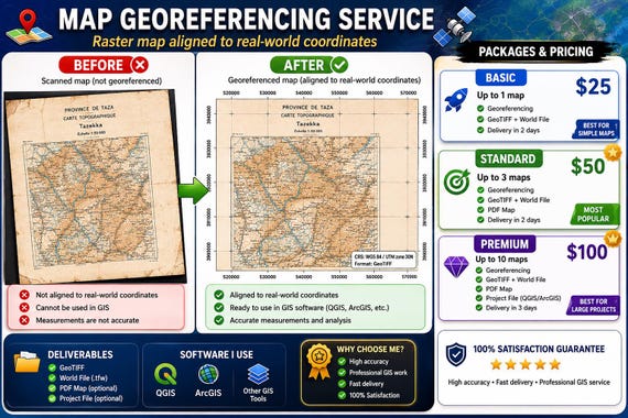Custom GIS Mapping Service | ArcGIS & QGIS Spatial Analysis | Professional Map Design