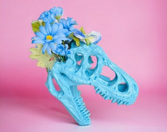 Floral Tyrannosaurus Skulls | Limited Edition