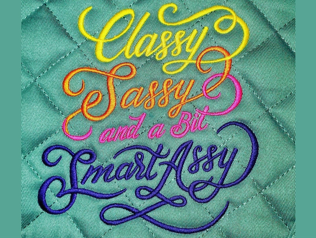 Classy And Sassy Unique Embroidered Monogrammed English Hunter Etsy