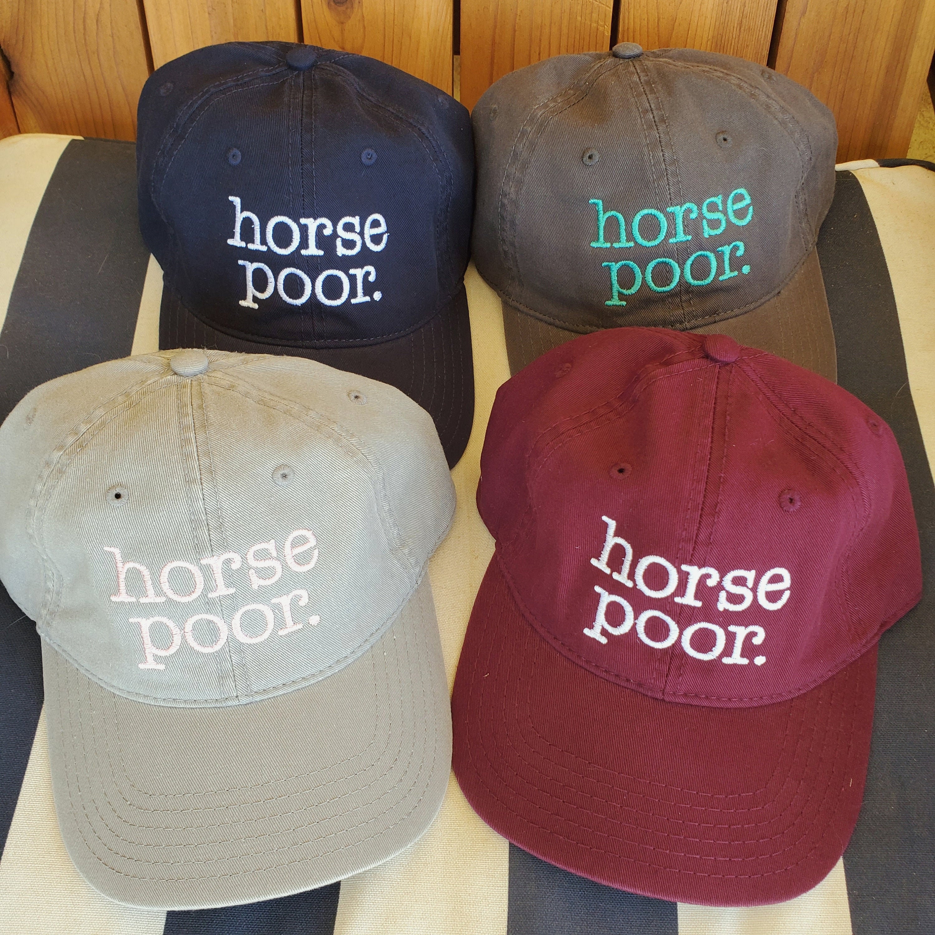 Horse Poor Baseball Cap Equestrian 