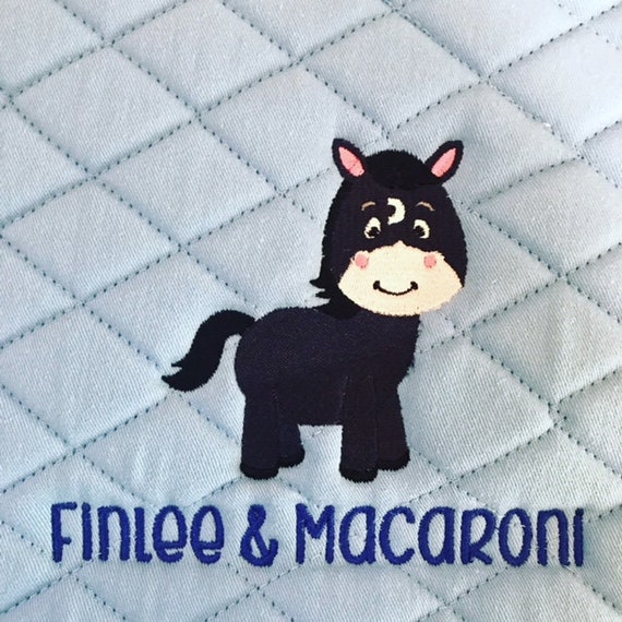 Roly Poly Pony Custom English Embroidered Horse Saddle Pad - Etsy Roly Poly Pony Custom English Embroidered Horse Saddle Pad - Etsy