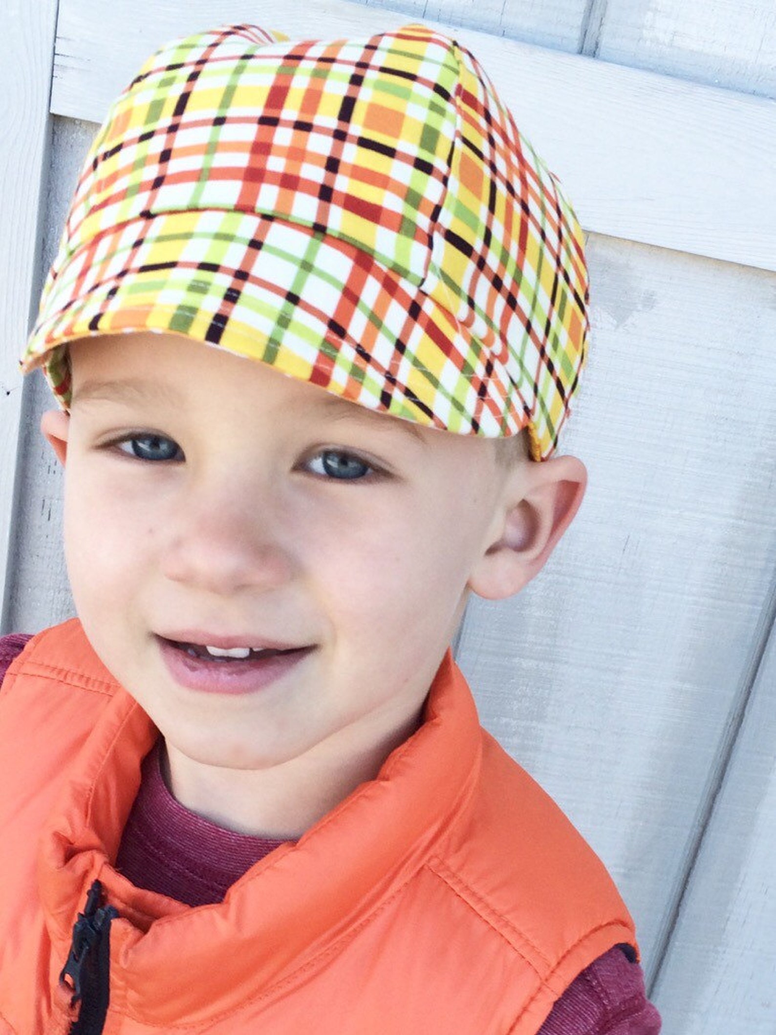 Boys Fabric Biker Hat Baseball Hat for Boys Lightweight Etsy