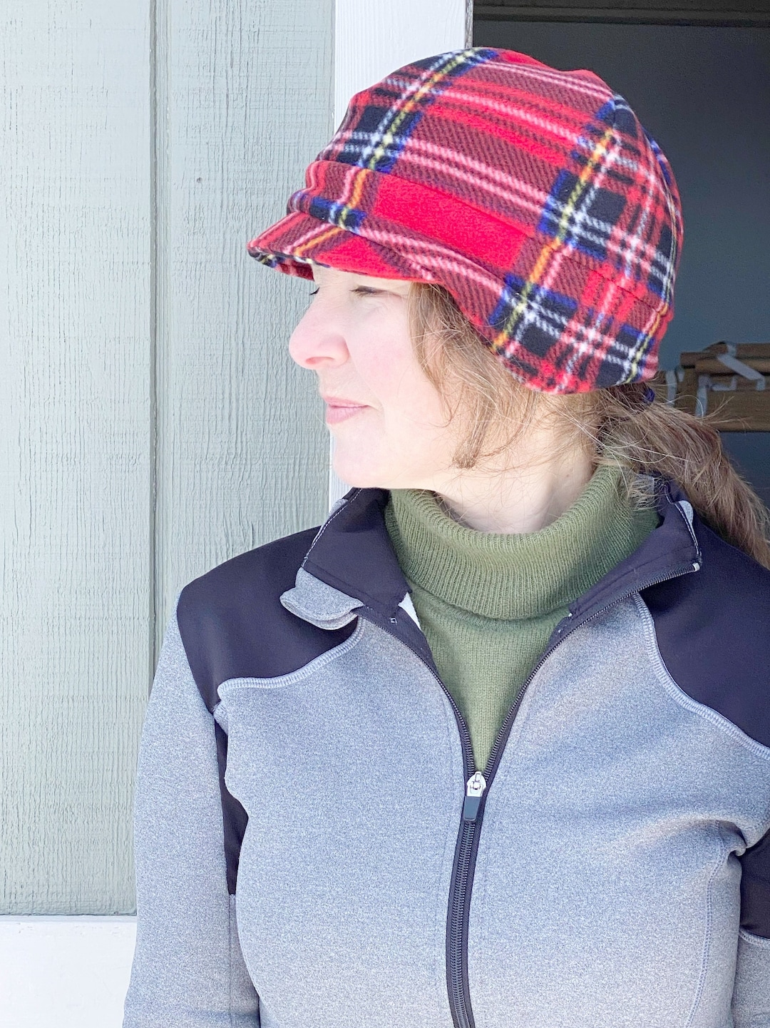 Winter Fleece Hat, Earflap Beanie Hat, Women's Warm Hat, Winter Hats