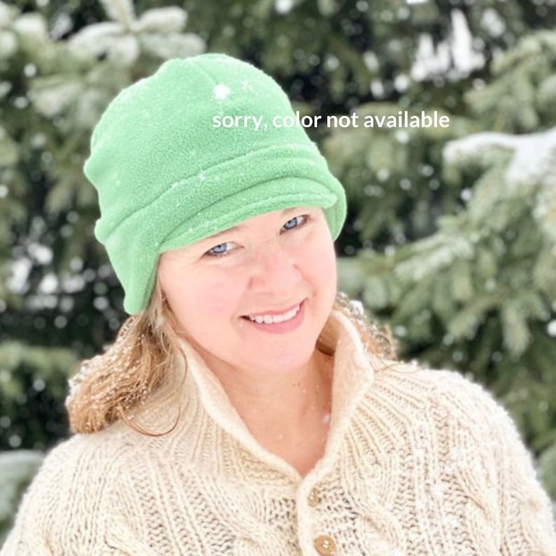 Winter Fleece Hat Earflap Beanie Hat Women's Warm Hat Etsy