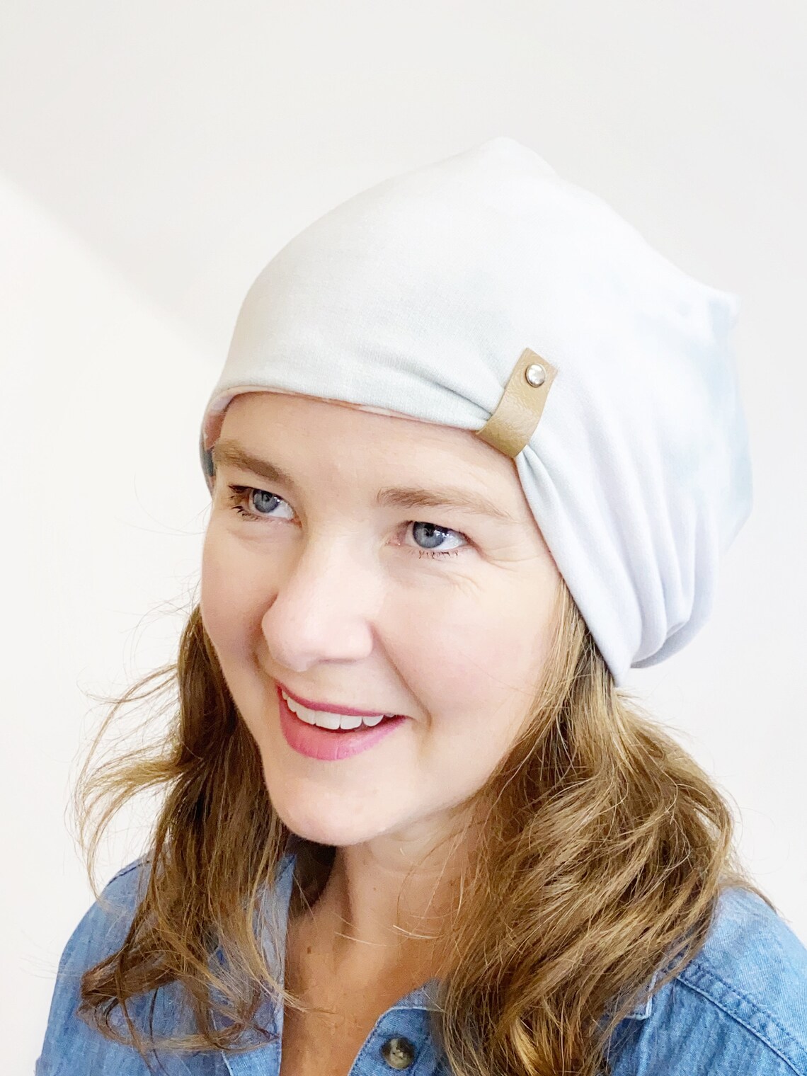 Women's Thinning Hair Hat Reversible Floral Beanie for Etsy