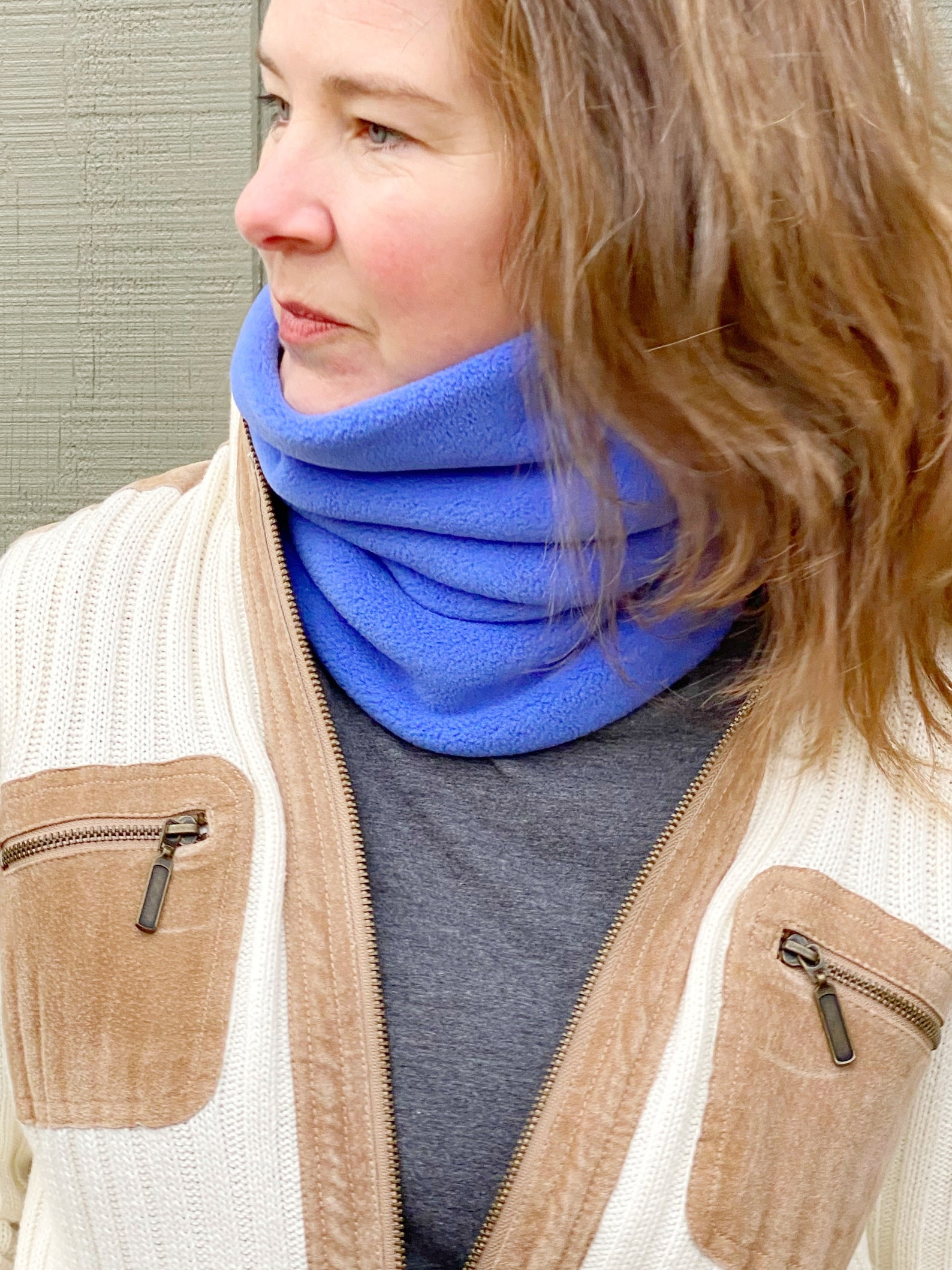 Neck Gaiter for Women Fleece Neck Warmer Winter Cowl for Etsy