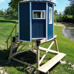 Plans et liste des matériaux des stores octogonaux pour chevreuils 6 x 6 - Téléchargement PDF