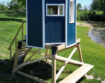 6x6 Octagon Deer Blind Plans & Material List - PDF Download