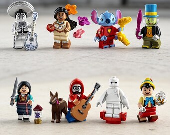 8PCS Superhero Stitch Minifigures Toys Action figures Building Toys