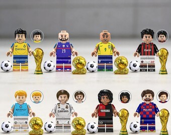 8PCS World Cup Football Minifigures Toys Action figures Building Toys