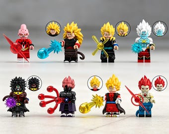 8PCS Dragon Ball Minifigures Toys Action figures Building Toys