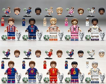8PCS World Cup Football Minifigures Toys Action figures Building Toys