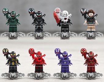 8PCS Green Venom Scream Minifigures Toys Action figures Building Toys