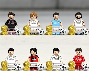 8PCS World Cup Football Minifigures Toys Action figures Building Toys