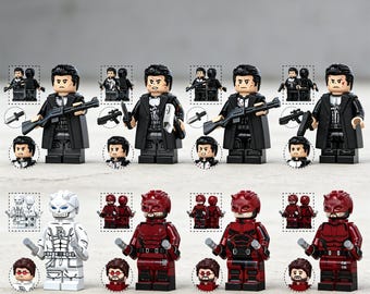 8PCS Gangster Daredevil Minifigures Toys Action figures Building Toys