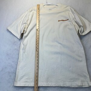 Tommy Bahama Graphic T-Shirt Mens XL Cream Last Call Cocktail Tropical Beach image 4