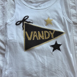 Custom College Patchwork Tank