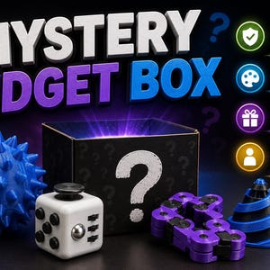 Mystery Fidget Box | 3-4 Pack of Random Assorted Fidgets | Stress Relief |