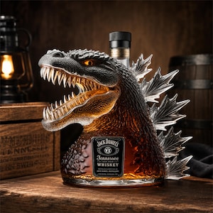 Godzilla Decanter - Etsy