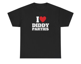 I Diddy-feestjes T-shirt | Grappig feest-T-shirt in vintage stijl