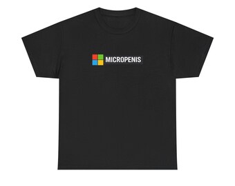 T-shirt met MICROPENIS-logo