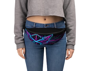 Techno Fanny Pack | All-Over Print Rave Bag