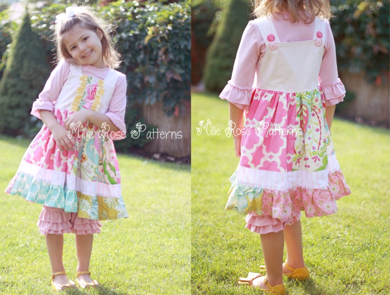 Cute as a Button Dress PDF Pattern by Millie Rose Patterns Instant ...