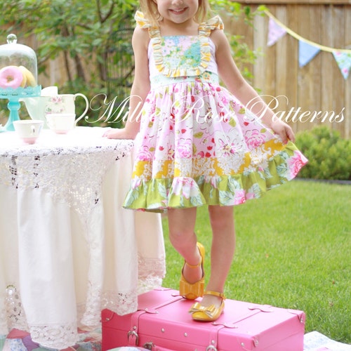 Millie's Flutter Dress PDF Pattern Instant Download Etsy
