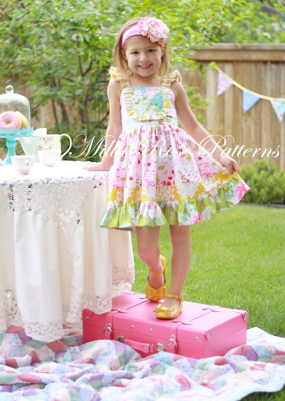 Millie's Flutter Dress PDF pattern instant download Etsy
