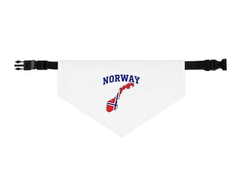 Norge Fotboll Husdjurs Bandana Halsband