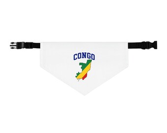 Kongo Fotboll Husdjurs Bandana Halsband