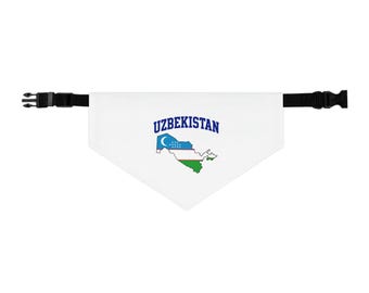 Uzbekistan Soccer Pet Bandana Collar
