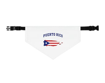 Puerto Rico Husdjursbandanahalsband