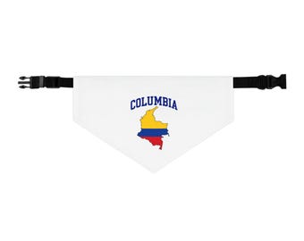 Colombia Soccer Pet Bandana Collar