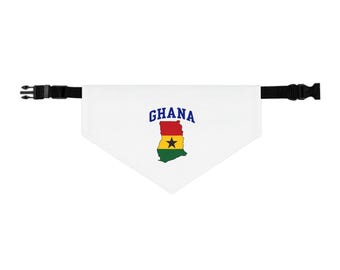 Ghana Soccer Pet Bandana Collar