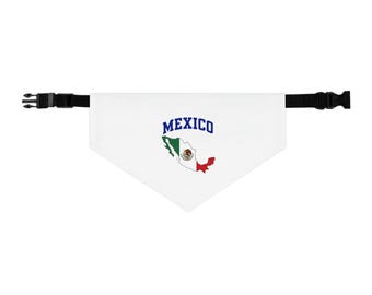 Mexico Soccer Pet Bandana Collar