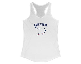 Cape Verde World Cup Soccer Women's Tank Top | Cabo Verde
