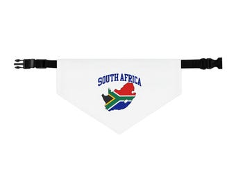 South Africa Pet Bandana Collar