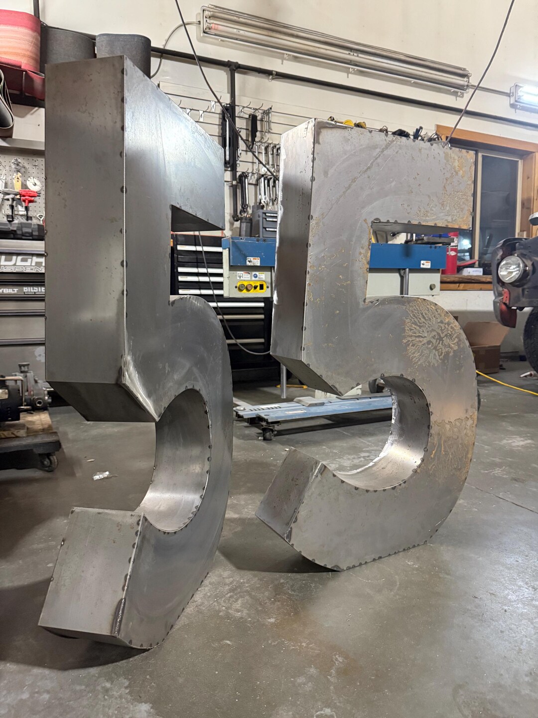 Rustic Channel Lettering Vintage Retro Channel Letters Distressed Finish Rustic Reclaimed - Etsy