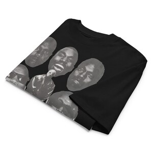 Unisex organic oversized high neck t-shirt