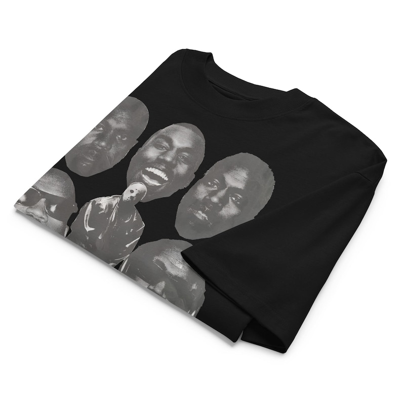 Unisex organic oversized high neck t-shirt