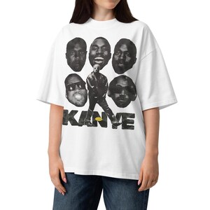 Unisex organic oversized high neck t-shirt