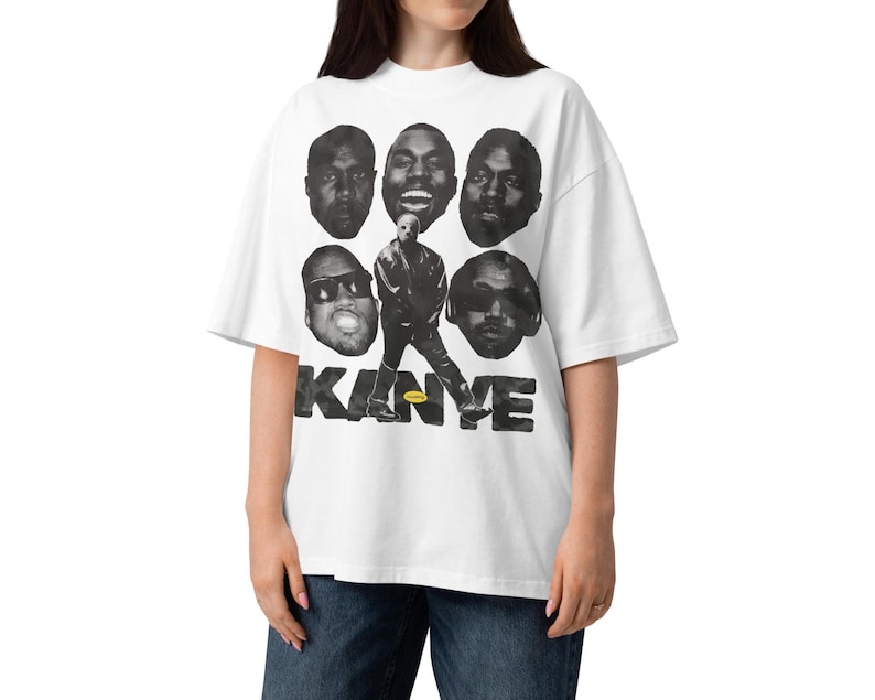 Unisex organic oversized high neck t-shirt