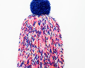 Hand Knitted Kids Merino Wool Hat