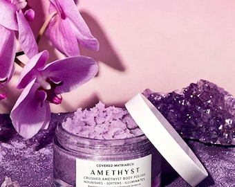 Amethyst Body Scrub Luxurious Bath Scrub