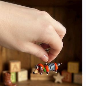 Slinky Dog Keychain - Etsy