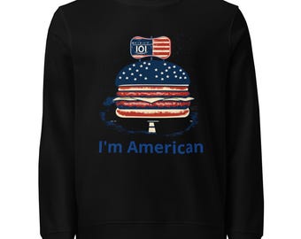Je suis un sweat-shirt américain